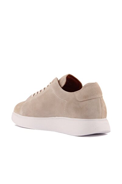 SailLakers - Beige Suede Leather Men's Casual Shoes 101-7039-H1235