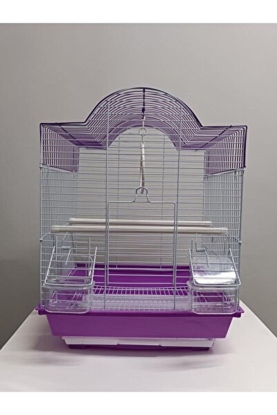 netx Mor Kuş Kafesi 34.5X28X45.5 CM H89205-R