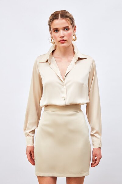 Sateen Сатенена риза - камък