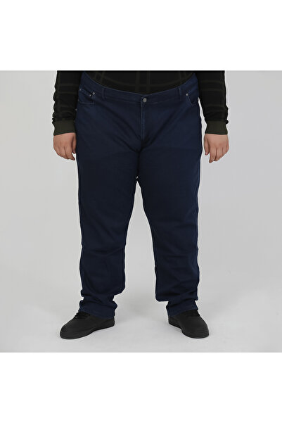 Ramon Miele Men's Plus Size Classic Jeans Blue