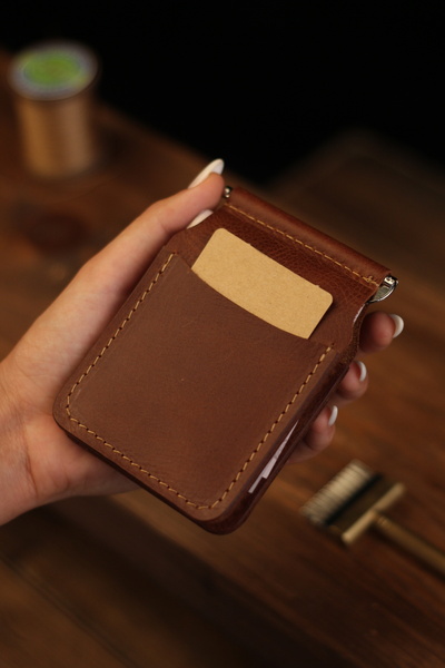 Atölye Çınar Leather Handmade DERİ PARA CLİPS CÜZDAN RİTSA