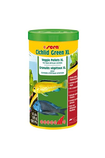 SERA Cichlid Green XL 1000 ml. Skt:11/2025 Orjinal Ambalajında