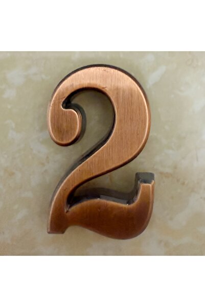 Choice 2 رقم باب برونزي معدني تقليدي رقم باب بلاستيكي ABS 3-4 أرقام 0-9 رقم