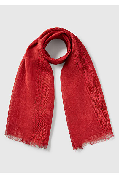 United Colors of Benetton Γυναικείο σάλι Coral 100% λινό