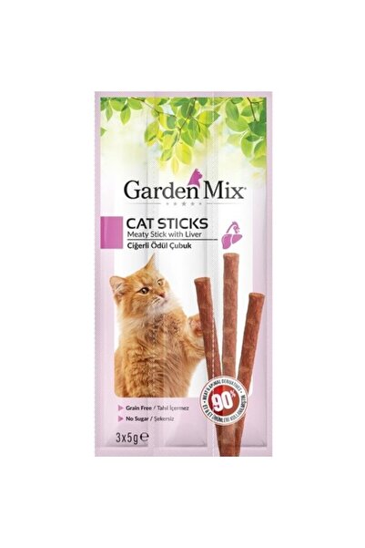 Gardenmix Garden Mix Ciğerli Kedi Stick Ödül 3x5g