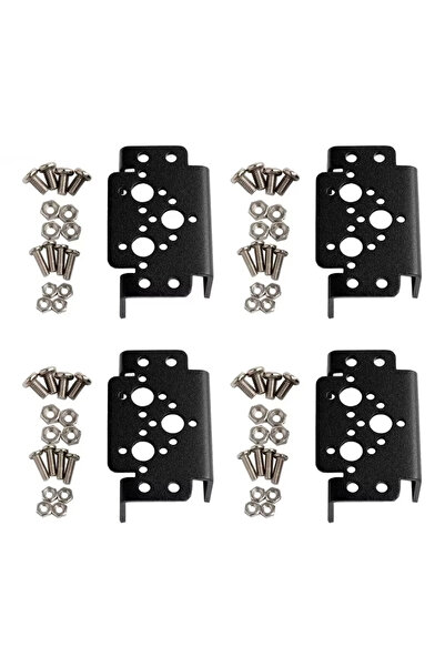 Choice 4PCS 1/2/4/10 PCS Multi Servo Bracket for MG995 MG996R Universal Aluminum Multifunction Servo Brack