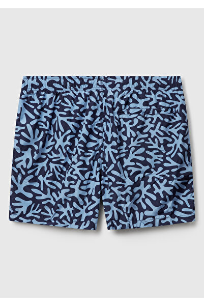 United Colors of Benetton Ανδρικό μπλουζάκι με μπλε ναυτικό σχέδιο με λεπτομέρεια τσέπης στην πλάτη