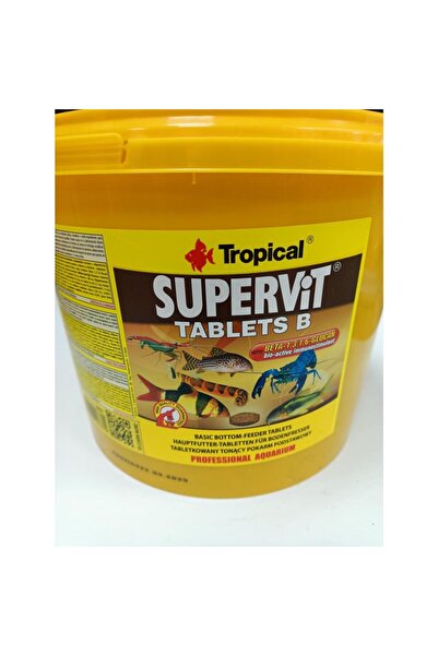 Tropical Supervit Tablet B 20 gr (Açık) 100 Tablet Kilitli Poşette Gönderilir Skt: 01/2027
