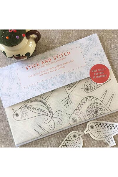 Choice1 bird DIY Water Soluble Embroidery Transfers Handmade Embroidery Craft...