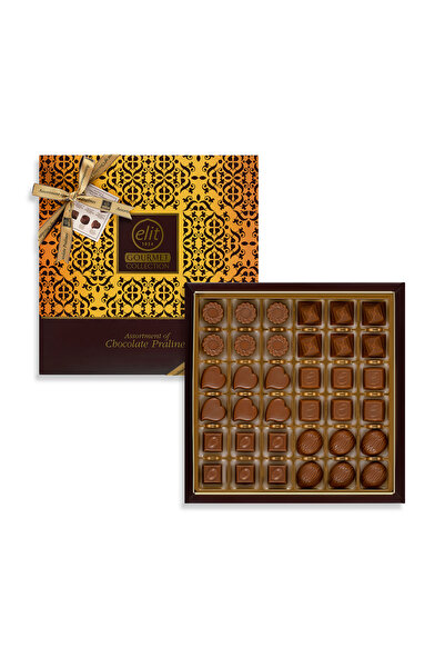 Elit Çikolata Karışık Spesiyal Hediye Çikolata Sarı Kutu 365g Glutensiz