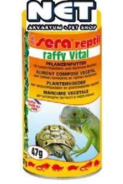 SERA Raffy Vital 250 ml 47 g Skt:11/2027 Sürüngen Yemi Kaplumbağa Yemi