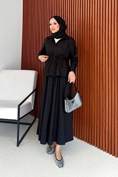 Melike Tatar Σετ φούστας από ποπλίνα 32-2225-1