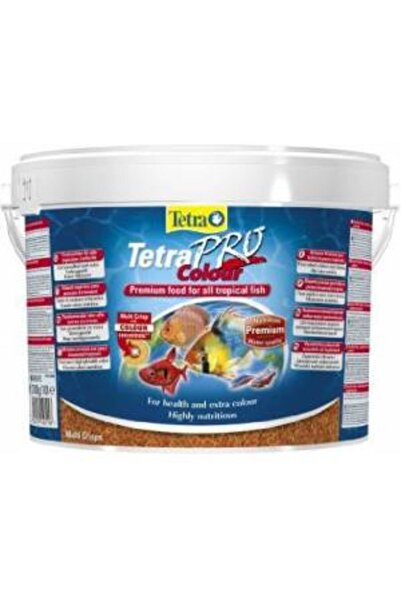 Tetra Pro Colour 10 LT 2100gr Kova Skt : 11/2027 Balık Yemi Orjinal Anadolu P...