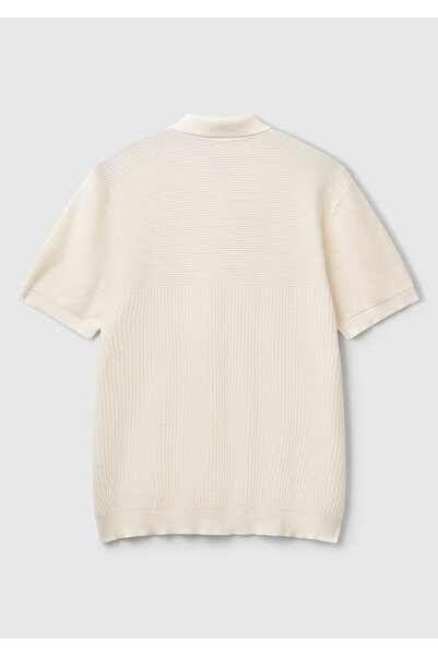 United Colors of Benetton Ανδρικό μπλουζάκι πόλο από 100% βαμβάκι με κανονική εφαρμογή