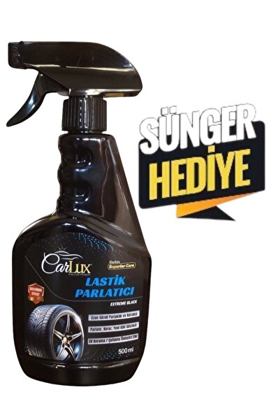 carlux auto care products Lastik Ve Tampon Parlatıcı Sprey 500 ml – Uzun Süre...