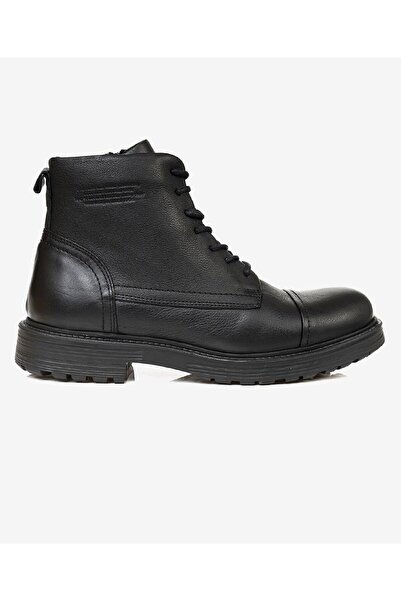 Greyder Erkek Siyah Hakiki Deri Casual Bot 3K1YB16180