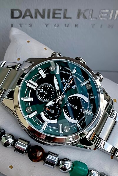 Daniel Klein Danıel Kleın Gümüş Renk Erkek Çelik Kol Saati Bileklik Hediyeli