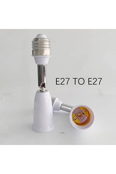 Choice3 2PCS-E27 E27 Direct Plug in Swivel Head E27 Sket Bulb Holder with Swi...