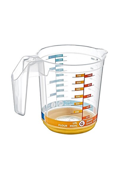 Emofom (Set of 3) Drip Measuring Cup Set 500 Ml -- 1000 Ml -- 1750 Ml Mixer & Mixing Bowl
