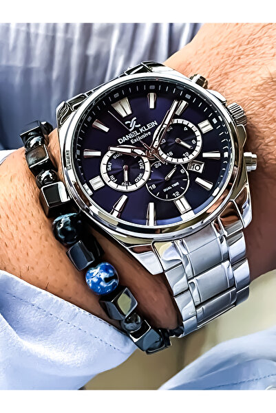 Daniel Klein Brand Original New Season Wedding Engagement Gift Gold Silver Men's Steel Watch Bracelet