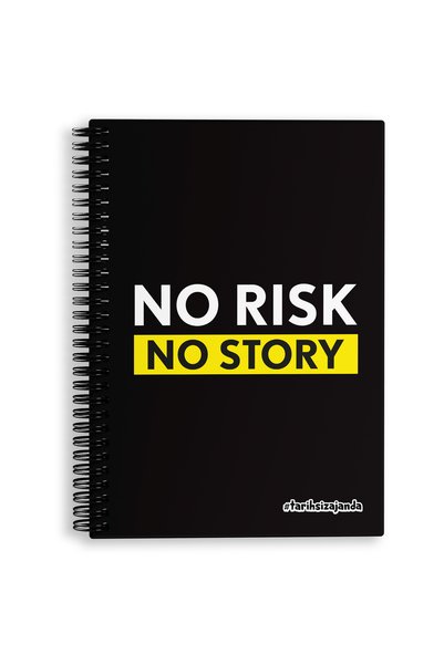 Harikalar Ofisi No Risk No Story Themed Hardcover A5 Undated Academic Agenda