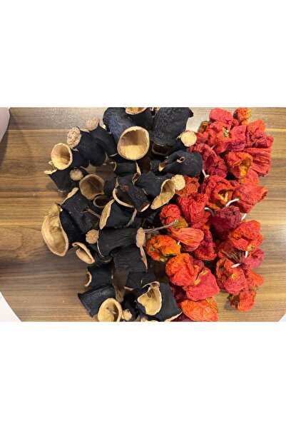 YEMEN KAHVE باذنجان مجفف وفلفل حار 50 قطعة - طبيعي وخالٍ من المواد المضافة