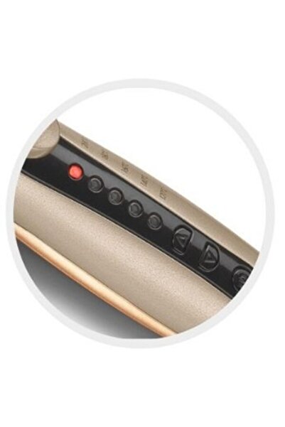 Arzum Belisa Curling Iron Keratin and Argan Oil Additive Ceramic Plate 25mm Sand Beige - Ar5033