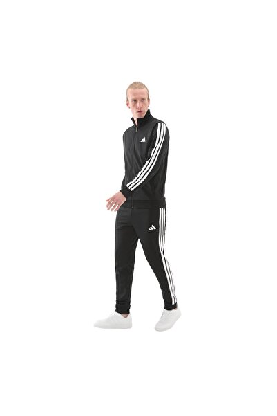 adidas JI8858-E adidas M 3S Tr Tt Ts Erkek Eşofman Takımı Siyah