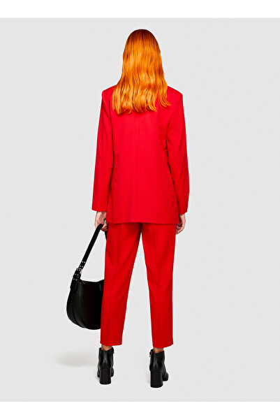 Sisley Normal Red Women's Jacket 2Zcwlw00M