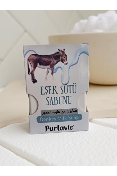 Purlavie صابون زيت الزيتون المعبأ من مصنع أورهانجازي مع حليب الحمير 100 غ