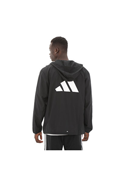 adidas IL7230-E Run It Jacket Ανδρικό αδιάβροχο-R & uuml; ζαγκράκ Μαύρο