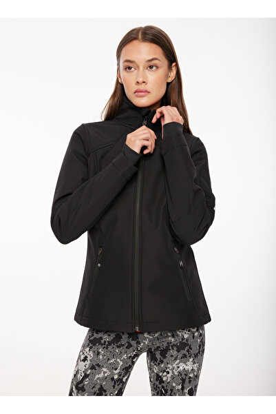 Discovery Expedition Siyah Kadın Dik Yaka Basic Sweatmont D3WL-SWT9