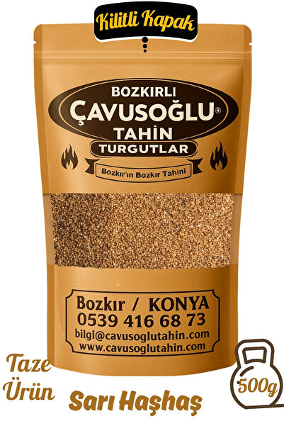 Bozkırlı Çavuşoğlu Sarı Haşhaş 500g