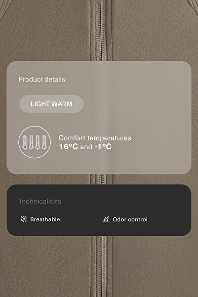 Oysho Hafif sıcak tutan fitilli teknik ceket