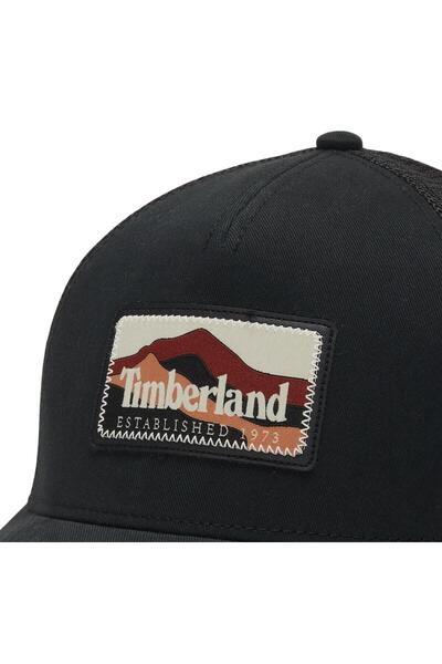 Timberland B0A61X20011-R Mountain Patch Trucker Şapka Siyah