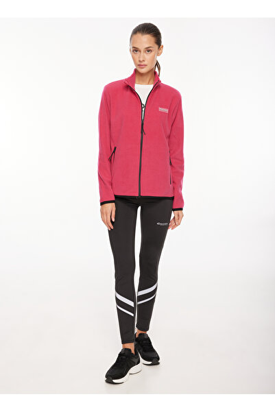 New Brand Pembe Kadın Kapüşon Yaka Standart Fit Polar Sweatshırt D3WL-SWT27