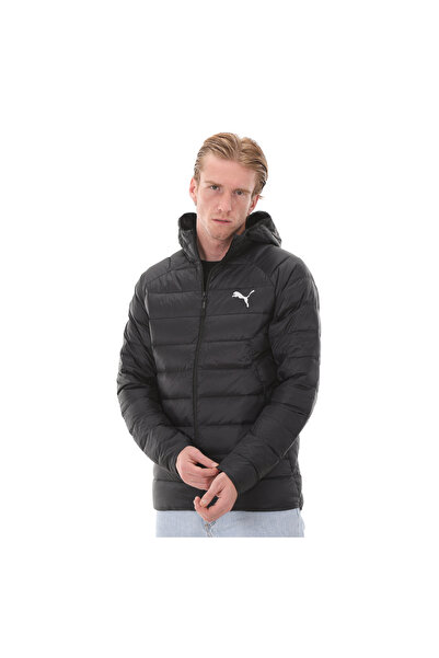 Puma 849355-01 Packlıte Hooded Down Jacket Erkek Mont Siyah