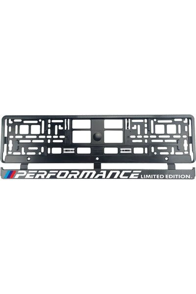 OEM Set 2 bucati, suport numar inmatriculare Carbon, BMW Performance