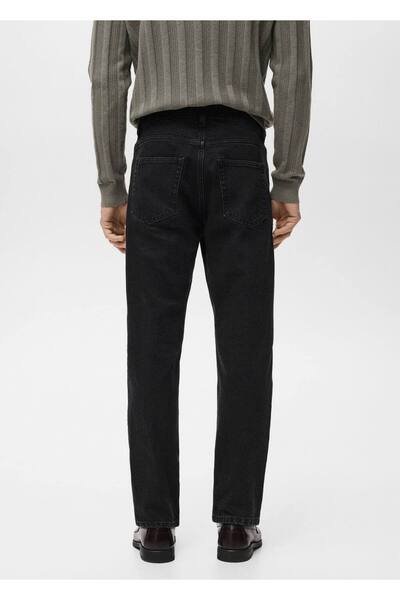 MANGO Man Ben cropped tapered fit jean pantolon