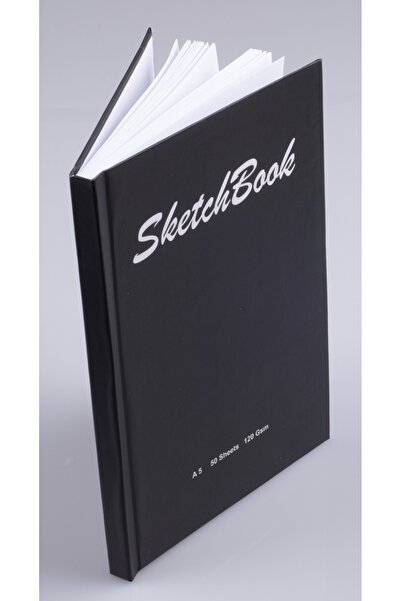 Pagos Yayınları A5 Sketchbook Hard Cover Hardcover 120 Gr. 50 Sheets (100 Pages) 14.8 X 21 cm Sketchbook