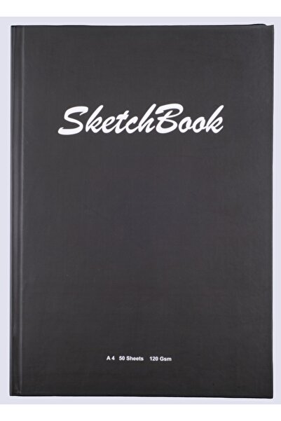 Pagos Yayınları A4 Sketchbook Hard Cover Hardcover 120 Gr. 50 Sheets (100 Pages) 21 X29.7 cm Sketchbook