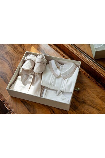 Monna Rosa %100 PAMUK VE KETEN 4'LÜ ERKEK MEVLÜT SETİ