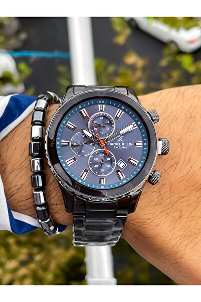 Daniel Klein New Season Silicone Cord Men's Wristwatch with 2 Years Warranty Bracelet with Gift Father's Day Gift