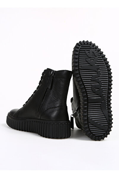 CLARKS Siyah Kadın Deri Bot 26173870