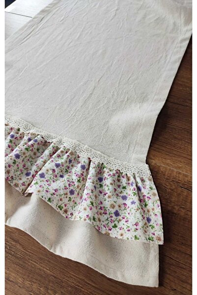 PİKKO HOME BULDAN KETENİ %100 PAMUK FIRFIRLI KREM(F)