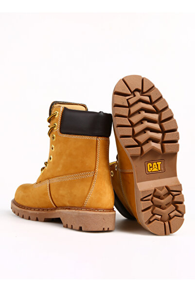 Caterpillar Hardal Kadın Nubuk Bot CLOVIS