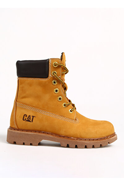 Caterpillar Hardal Kadın Nubuk Bot CLOVIS