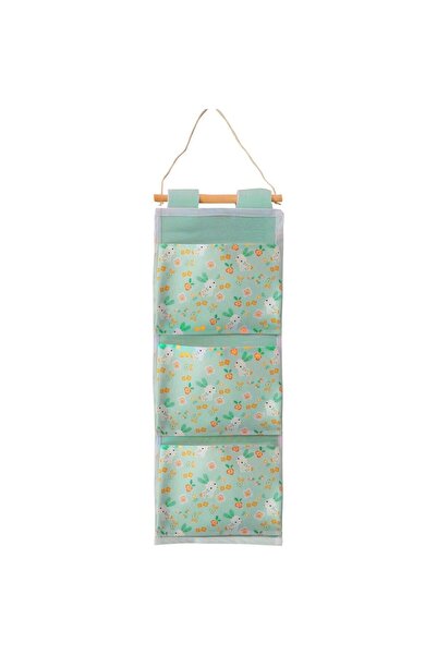 Markaev Hanging Organizer Rabbit Patterned Triple 55x20