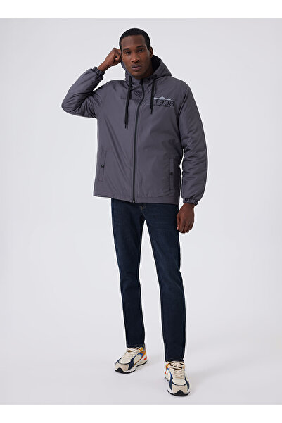 Lee Cooper Anthracite Men's Coat 241 LCM232012 STAY ANTHRACITE