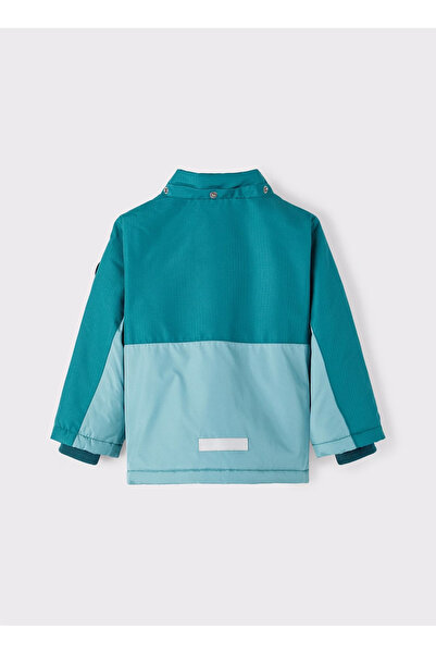 name ıt Koyu Yeşil Bebek Mont NMMMIKAEL JACKET BLOCK PB